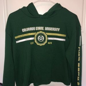 Colorado state cropped sweatshirt
